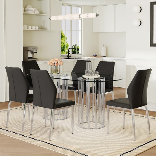 Inch oval tempered glass - inch,