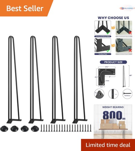 Inch metal hairpin legs - 40,